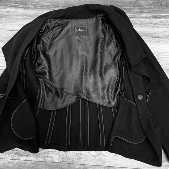 Cole Haan COLE HAAN Blanket Wool Jacket, black - Picture 3 of 7
